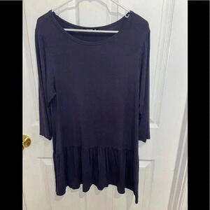 Annabelle top -navy blue sz xlg
